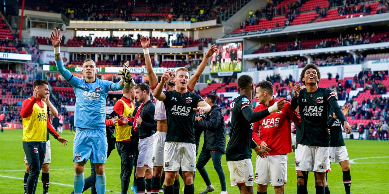 AZ vernedert tiental PSV in Philips Stadion