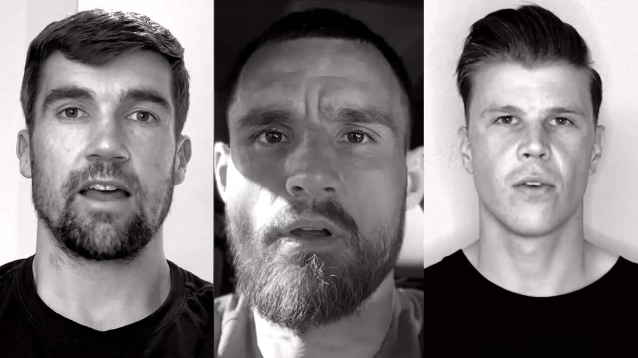 Beeld uit video: Australisch voetbalelftal uit kritiek op Qatar