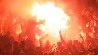 Volksfeest in Zagreb na winst Kroatië in troostfinale WK