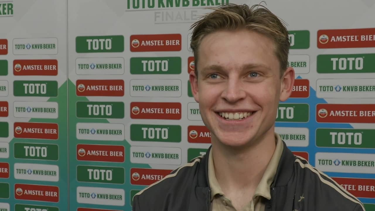 Beeld uit video: Frenkie de Jong: 'Bekerwinst is steuntje in de rug'