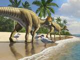 Eendensnaveldinosaurus zwom door kilometers diepe zee naar Afrika