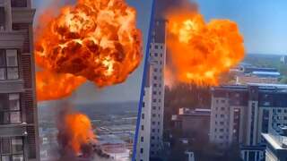 Gigantische vuurbal na explosie in Chinese fabriek