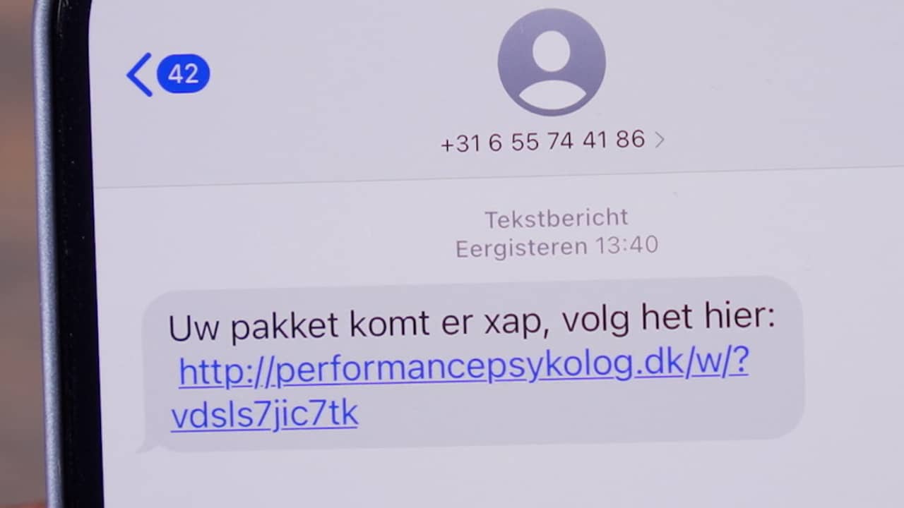 Beeld uit video: Dit gebeurt als je je 'pakket volgt' via link uit misleidend sms'je