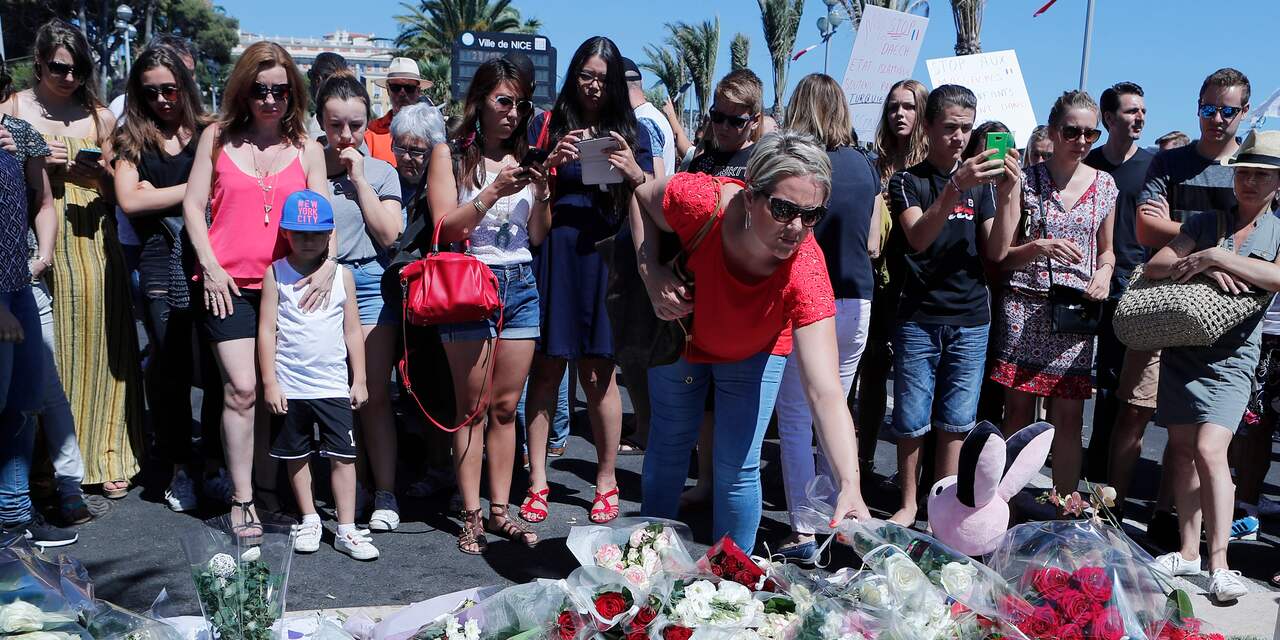 'Man met groot mes gearresteerd bij herdenking op boulevard Nice'