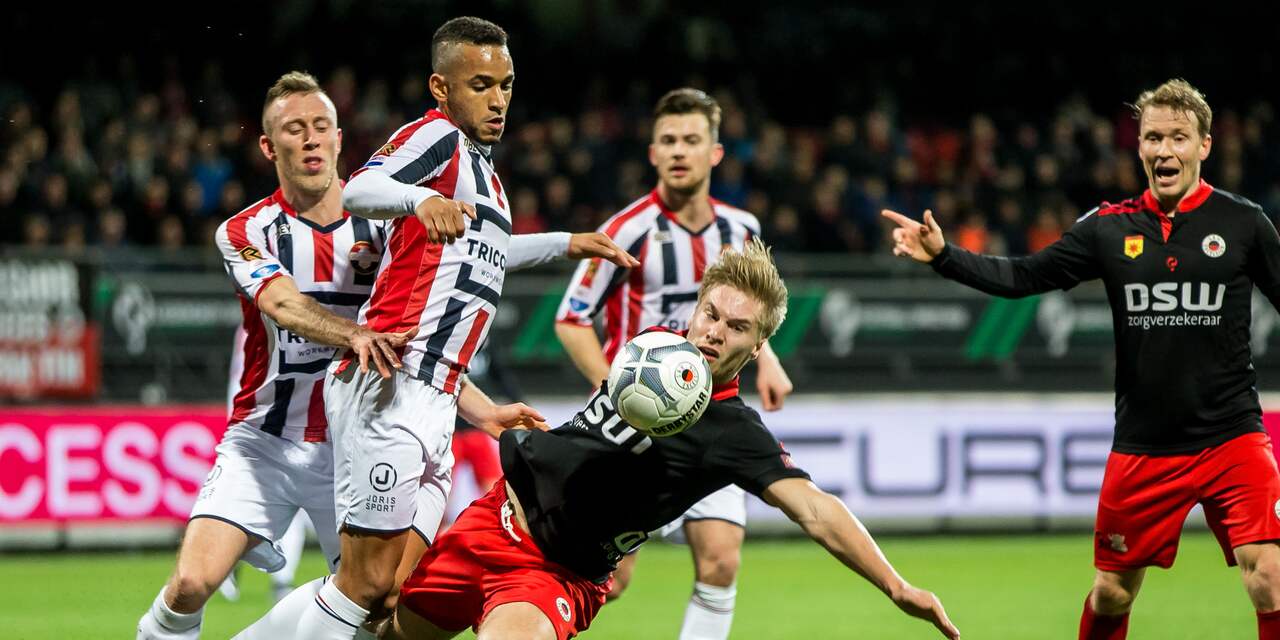 Excelsior en Willem II blijven steken op doelpuntloos gelijkspel