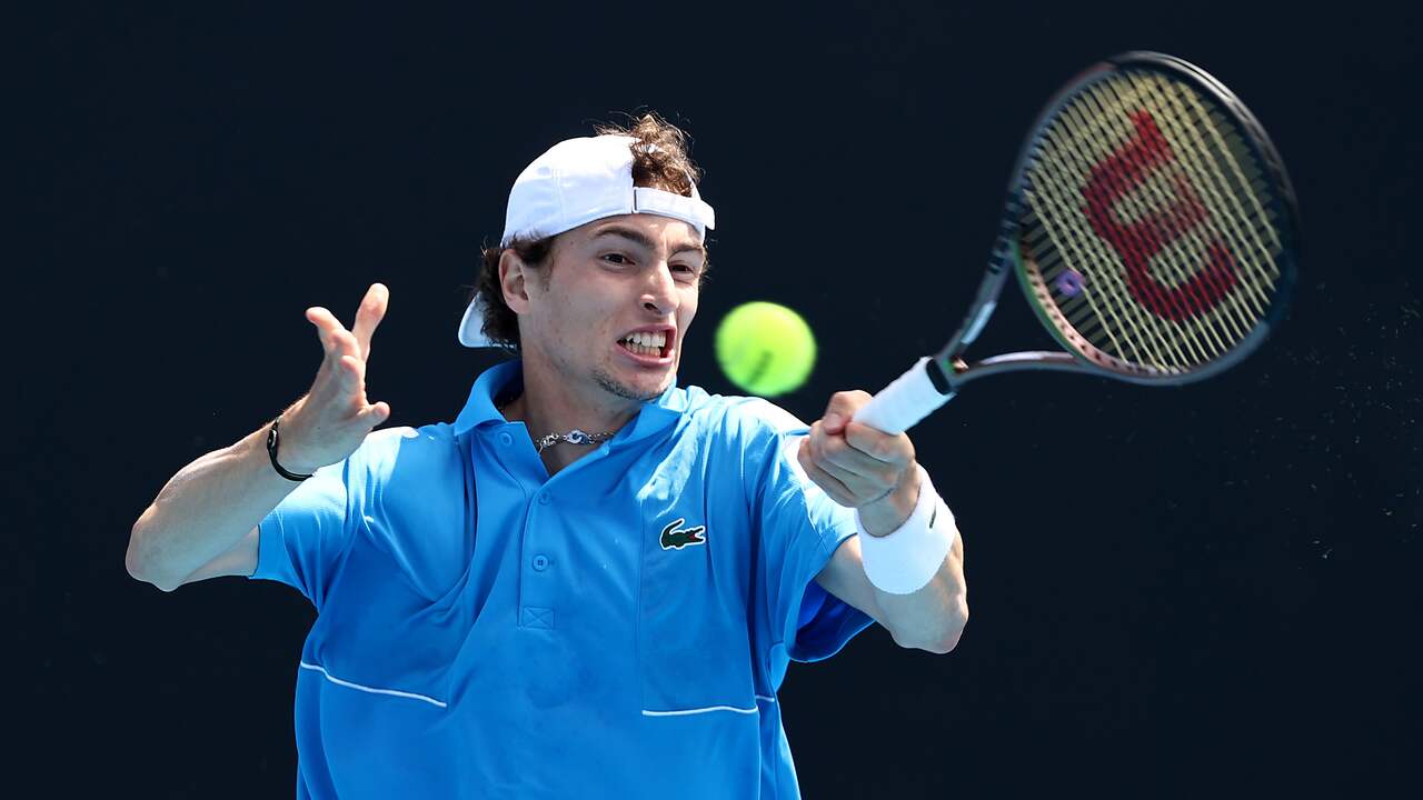 Ugo Humbert testte na zijn wedstrijd tegen Richard Gasquet positief op het coronavirus.