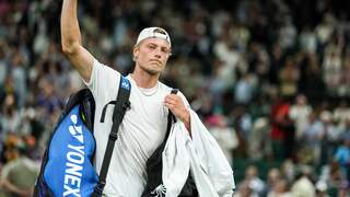 Van Rijthoven na Wimbledon-exit: 'Mooiste avond van mijn leven'