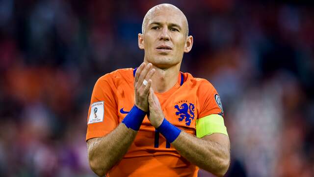 Arjen Robben kwam 3,5 jaar geleden voor het laatst in actie voor Oranje.