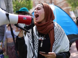 Studentenprotest op vijftig universiteiten in VS tegen oorlog Gaza