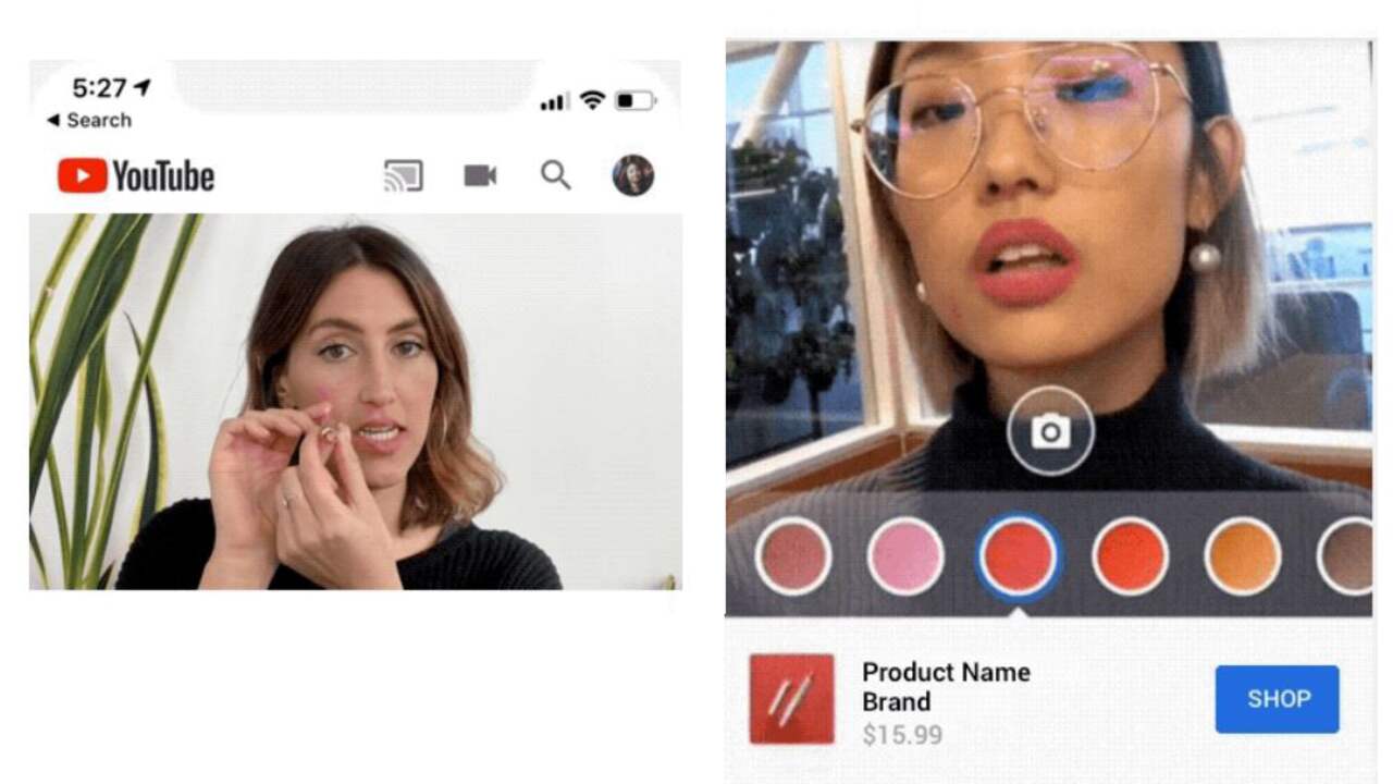 Resultado de imagen de ar beauty try on youtube