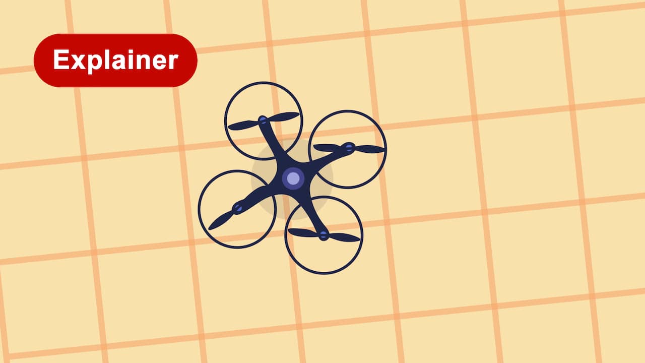 Beeld uit video: Waarom het neerhalen van (goedkope) drones de VS kopzorgen geeft