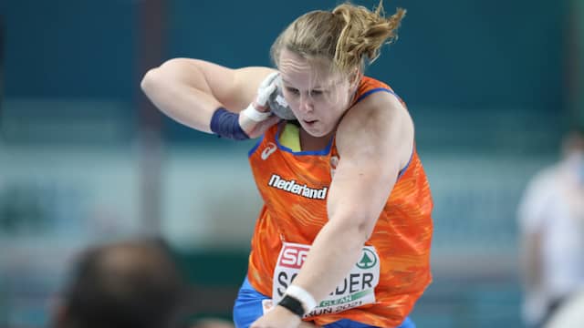 Kogelstootster Jessica Schilder liep een plek in de finale mis.