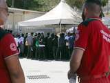 Opvangcentrum Lampedusa overvol door komst grote aantallen bootvluchtelingen