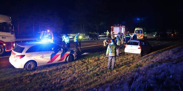 In februari van dit jaar veroorzaakte een spookrijder op de A28 tussen Wezep en 't Harde een botsing met meerdere auto's. 