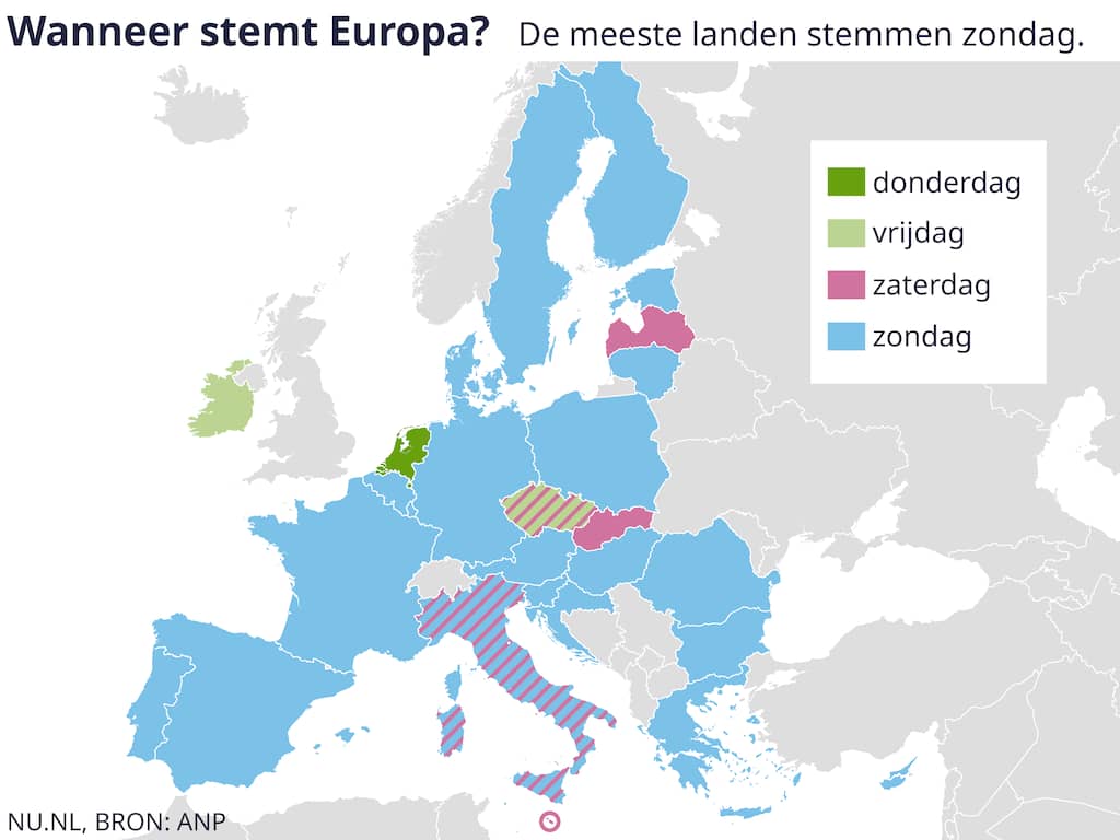 De Uitslag Van De Europese Verkiezingen Komt Pas Zondagavond: Hoe Zit ...