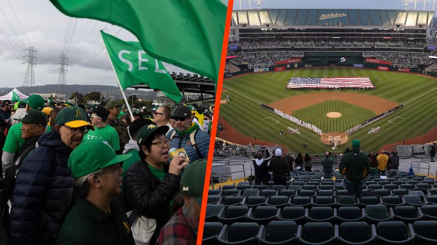 Boze honkbalfans bekijken duel buiten stadion om verhuizing van 660 kilometer