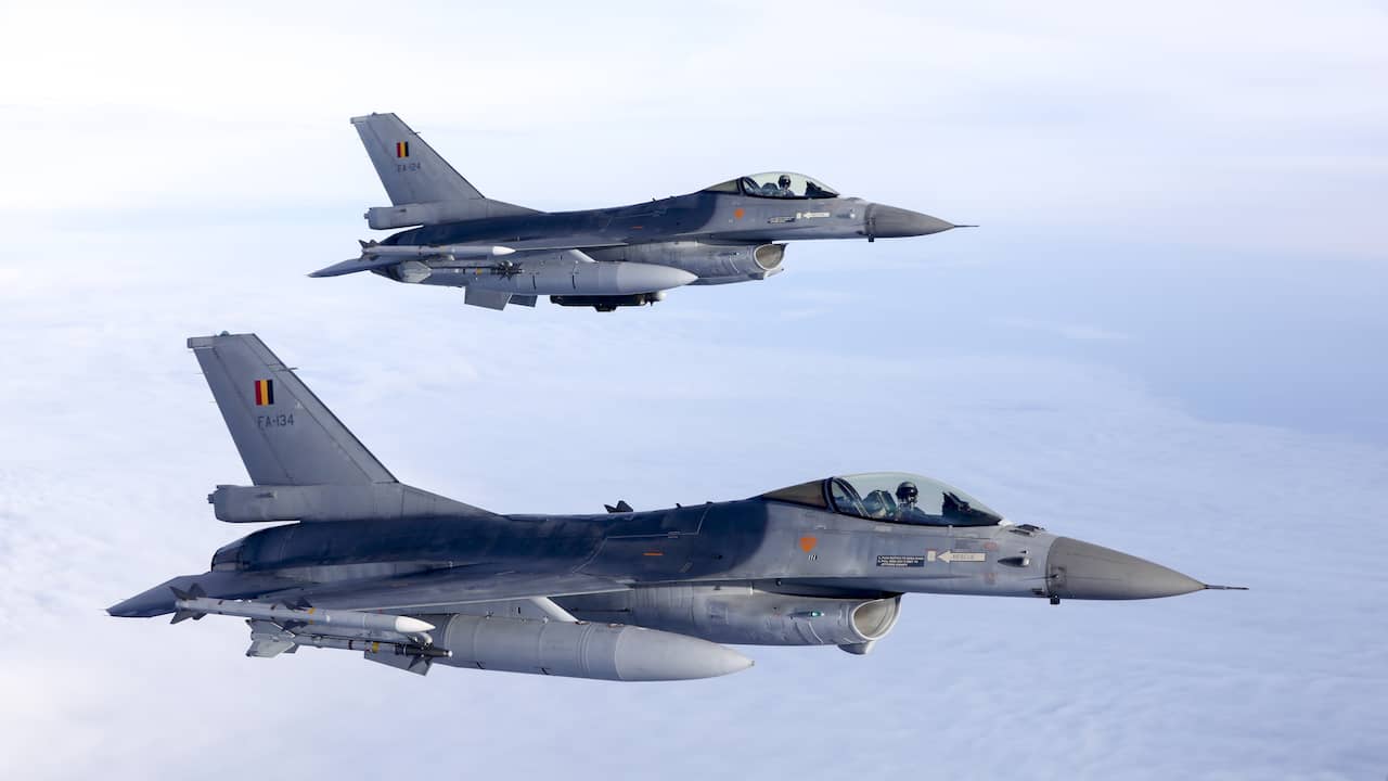 Belgian F-16s intercept plane over the Netherlands after bomb threat |  NOW