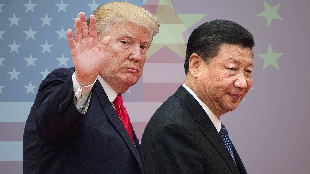 Beeld uit video: Felle strijd tussen VS en China gaat niet alleen over handel