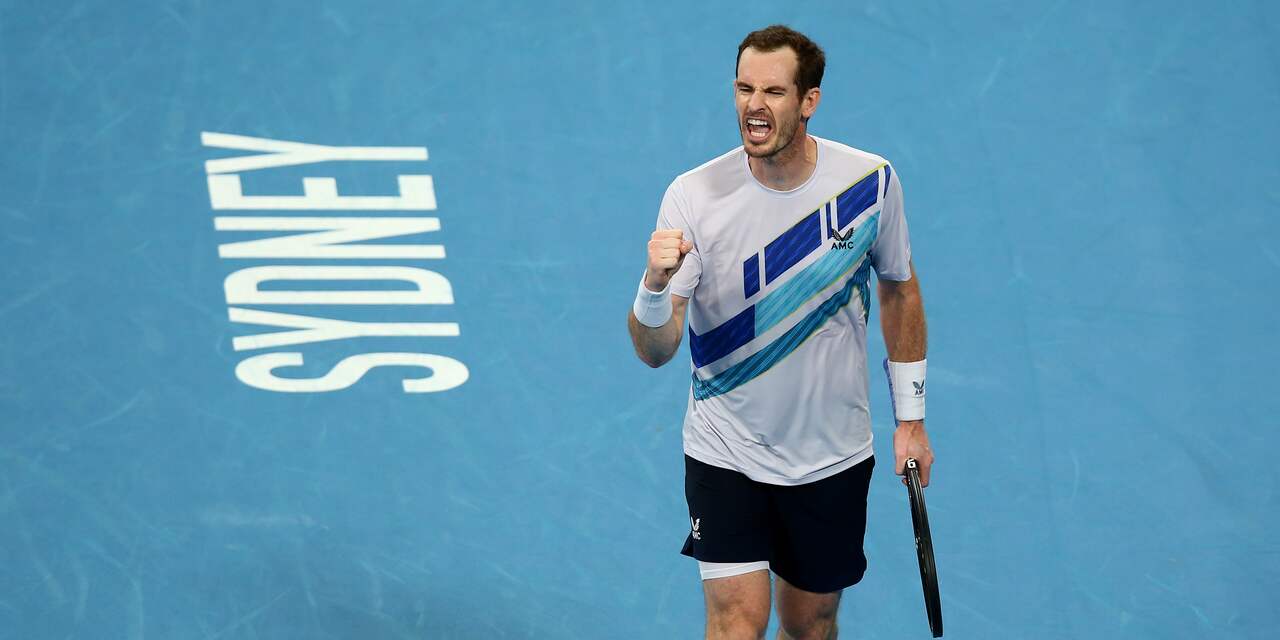 Murray in Sydney voor het eerst sinds 2019 naar finale van ATP-toernooi