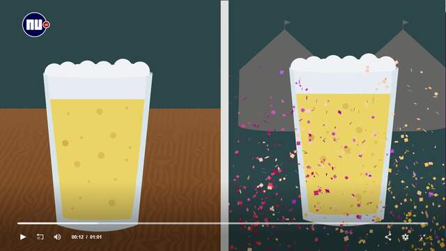 Waar stijgt de prijs van bier het hardst: kroeg of festival?