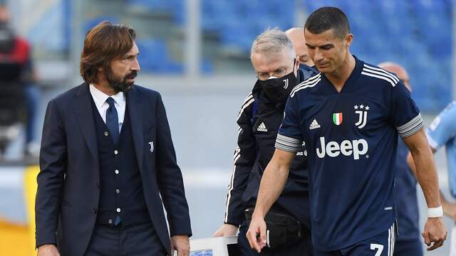 Juventus geeft zege bij Lazio in extremis weg, Ronaldo valt geblesseerd uit  | NU - Het laatste nieuws het eerst op NU.nl
