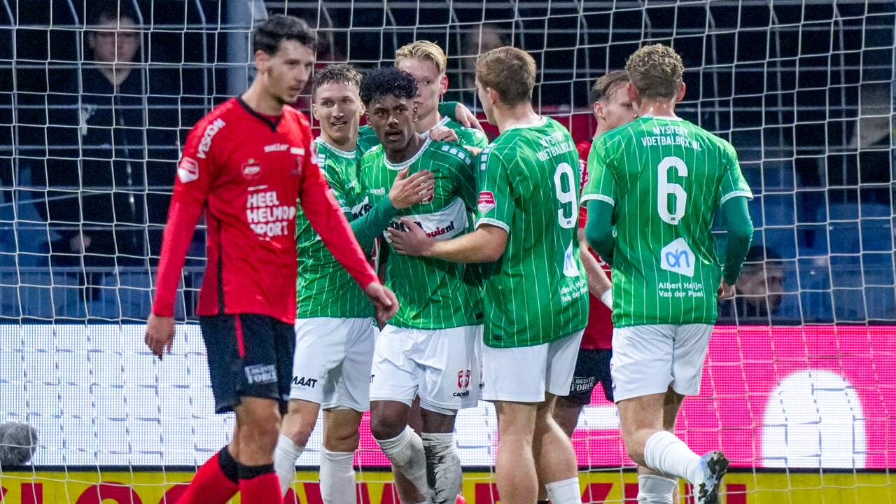 Helmond Sport terug op aarde na oorwassing bij FC Dordrecht, Excelsior aan kop