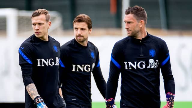 Marco Bizot vormde met Tim Krul en Maarten Stekelenburg het keeperstrio van Oranje tijdens het EK.
