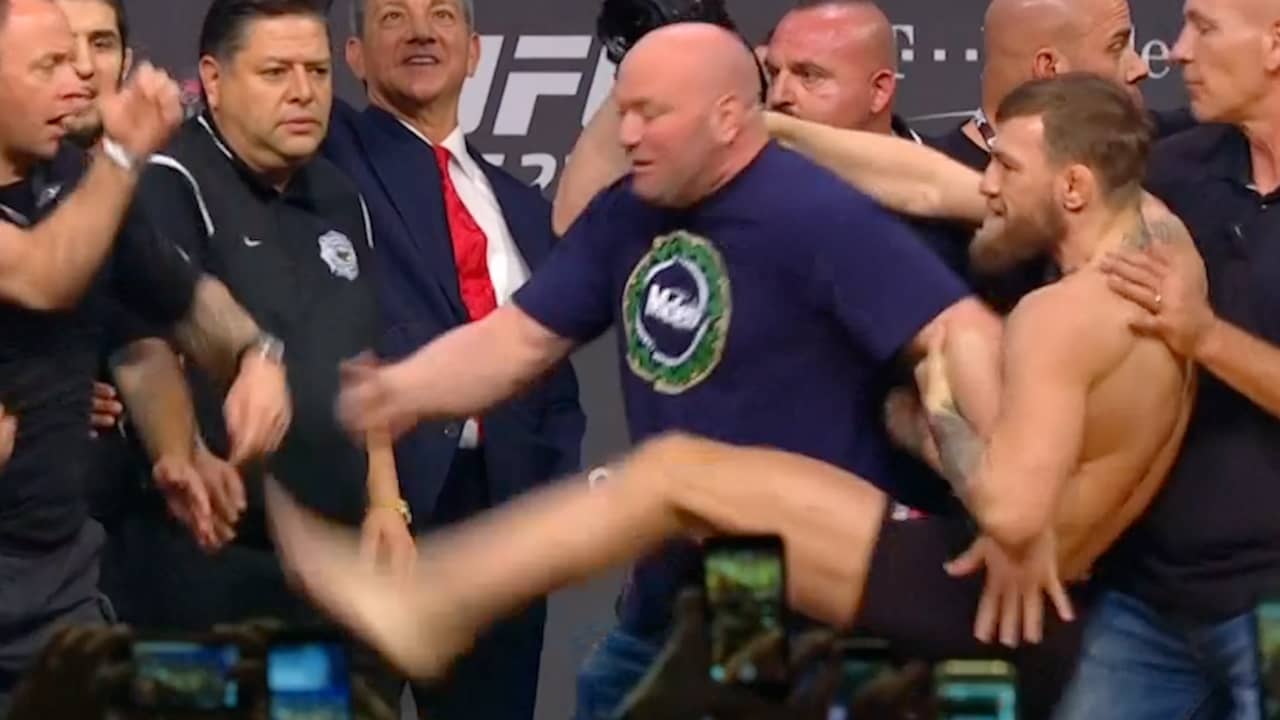 McGregor wil tegenstander schoppen bij staredown