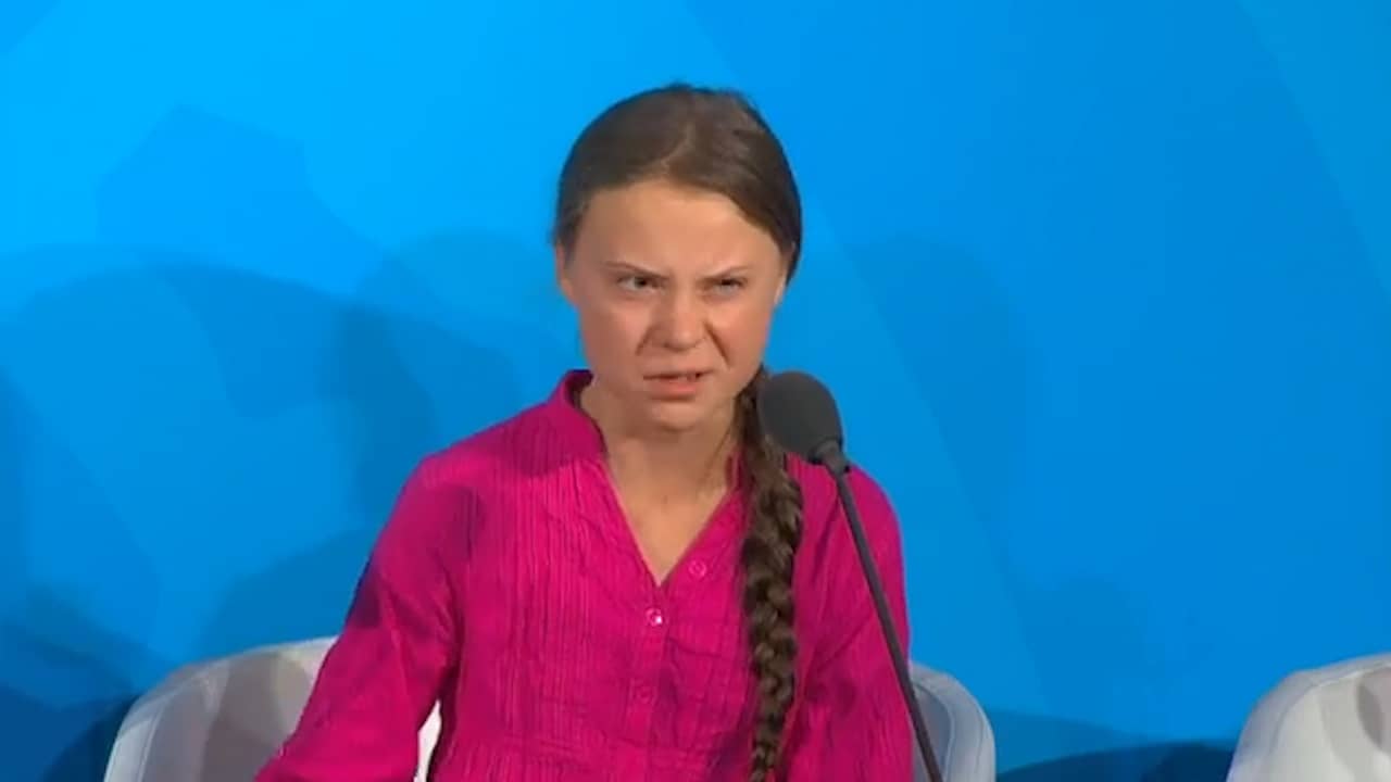 Beeld uit video: Greta Thunberg houdt emotionele speech tijdens VN-klimaattop