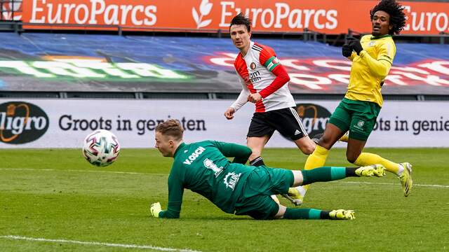 Steven Berghuis is tegen Fortuna Sittard opnieuw goud waard voor Feyenoord.