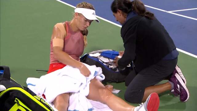 Bertens ziet Wozniacki opgeven in Cincinnati