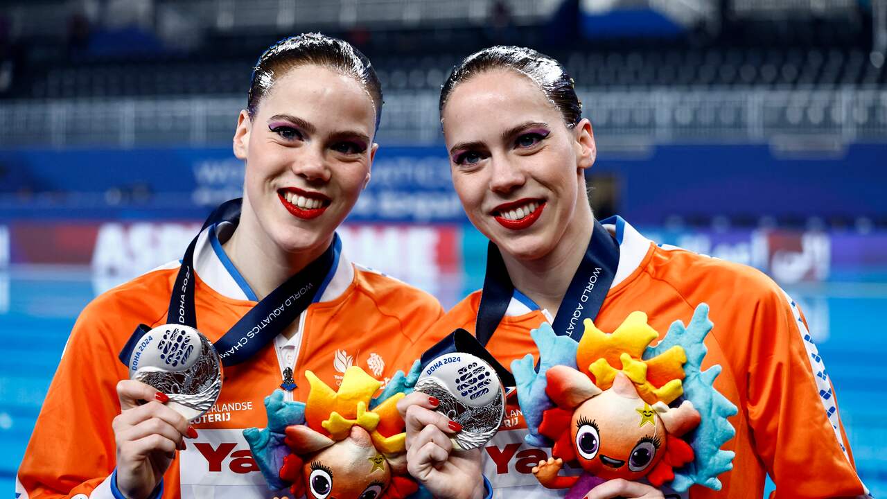 Dutch Twin Sisters Make History with Second Place Finish at Synchronized Swimming World Championships in Doha