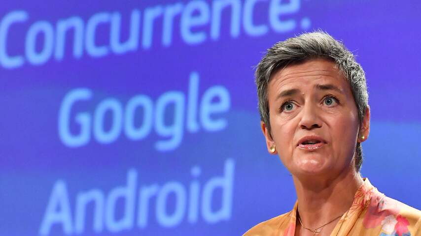 Google-moederbedrijf levert winst in wegens Europese miljardenboete