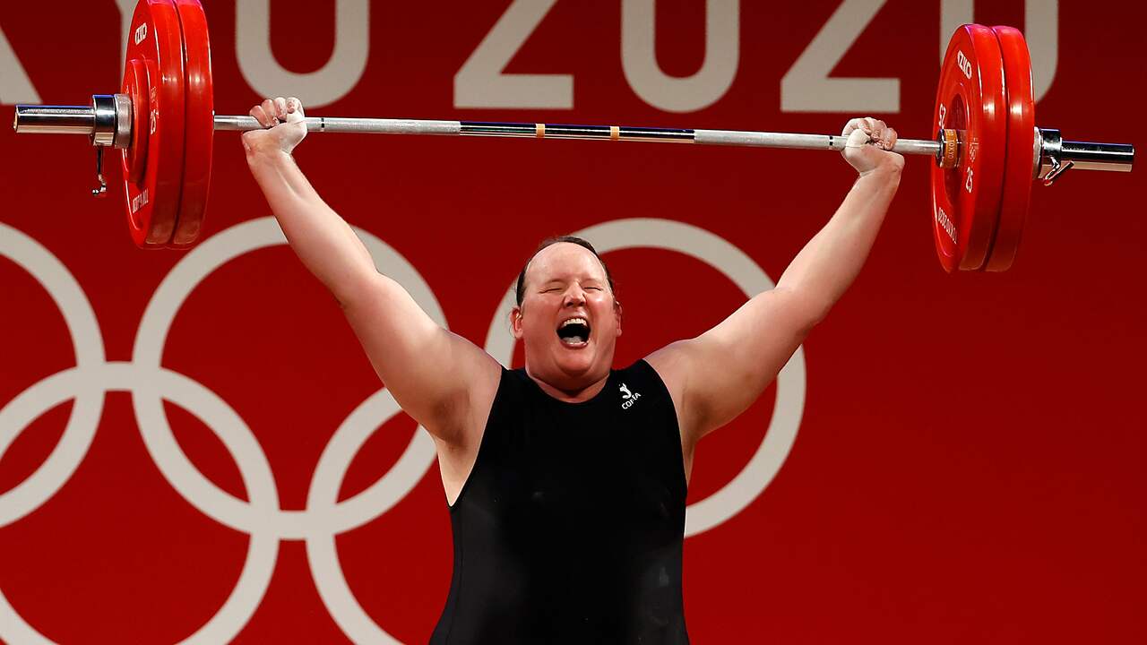 De Nieuw-Zeelandse gewichthefster Laurel Hubbard was vorig jaar de eerste transgender atleet die meedeed aan de Olympische Spelen.
