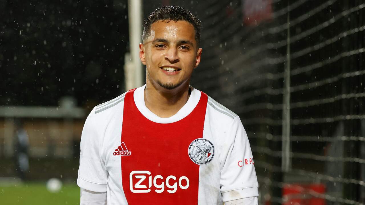 Mohamed Ihattaren scores his first goal for Young Ajax.