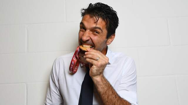 Gianluigi Buffon sluit zijn periode bij Juventus af met zijn vierde Coppa Italia.