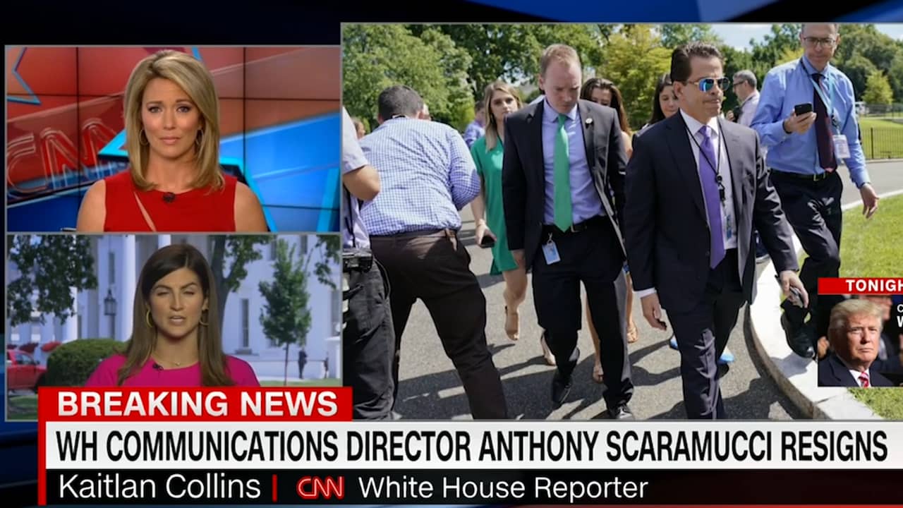 CNN: 'Scaramucci weg als communicatiechef Witte Huis'