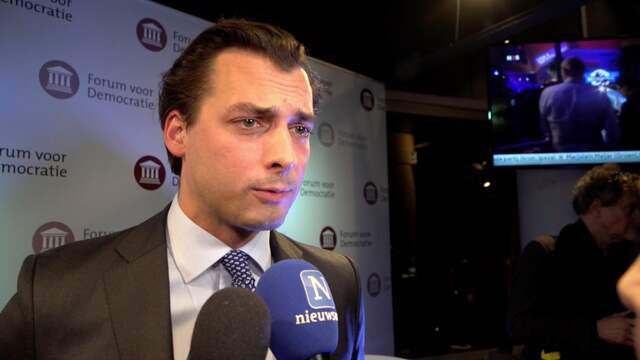 Beeld uit video: Baudet: 'Tijd voor afrekening gevestigde partijen Amsterdam'