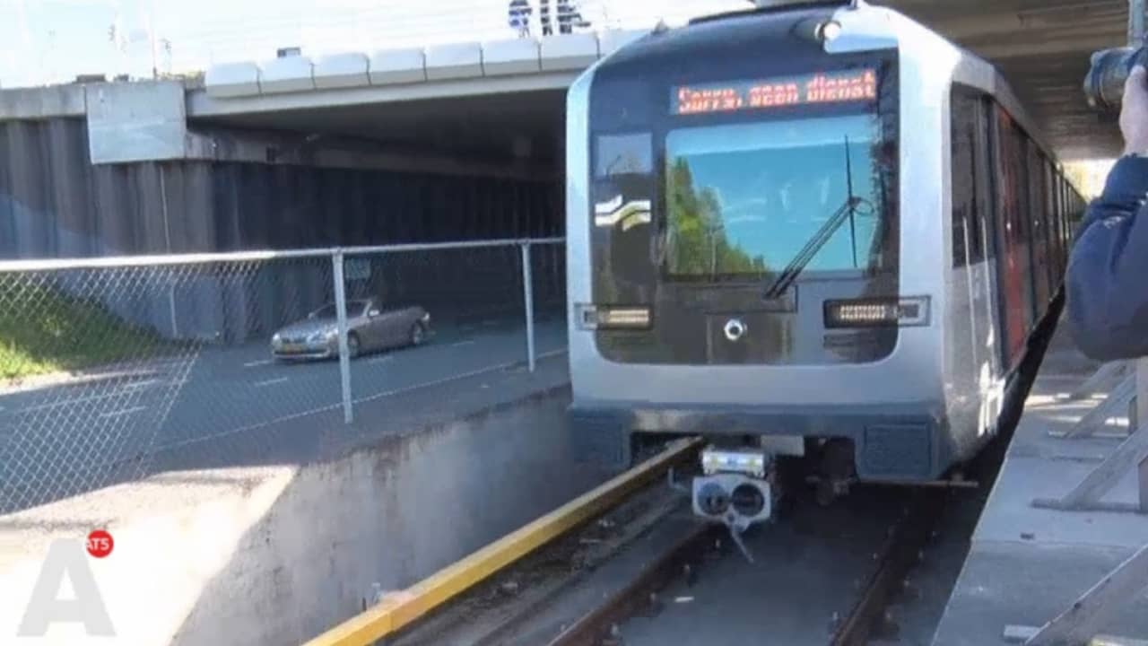 Testrit metro op traject Noord-Zuidlijn