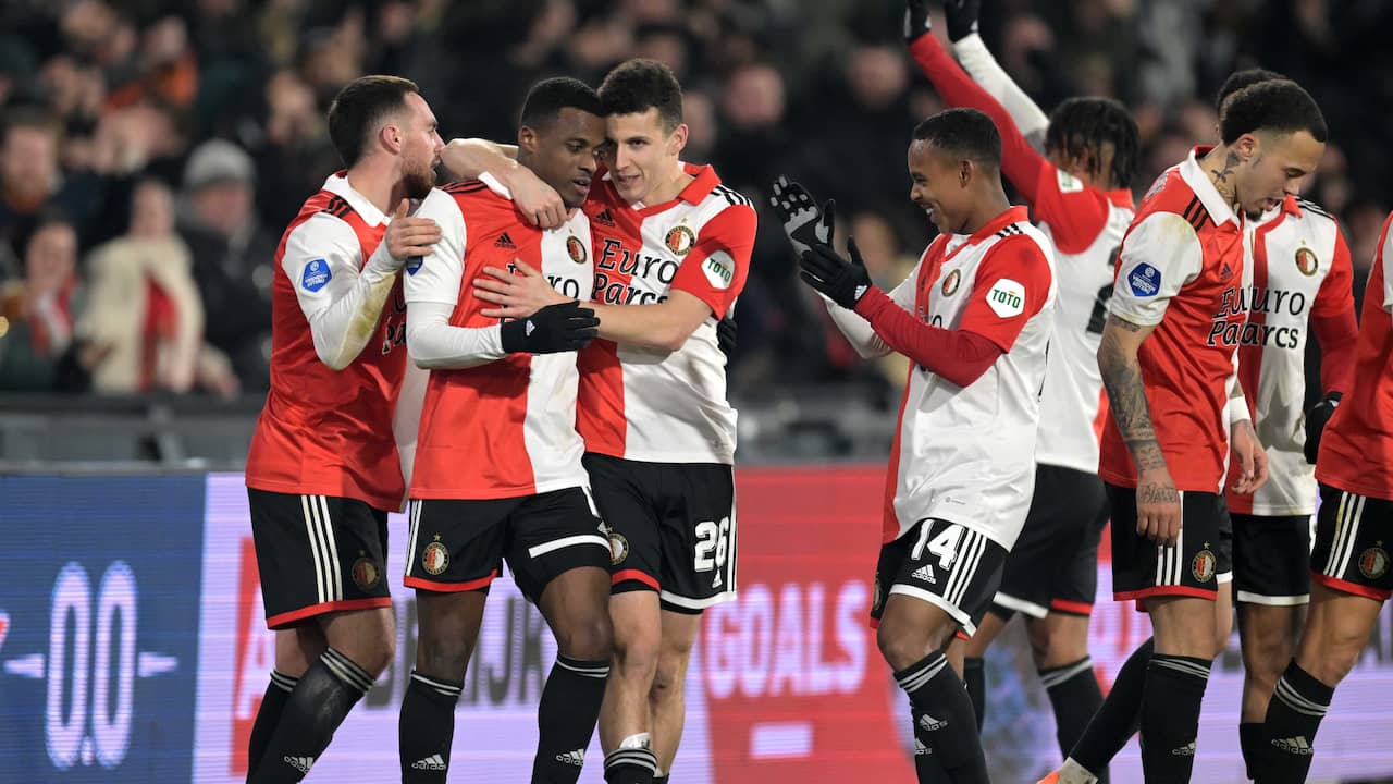 Hardheid veronderstellen dempen Feyenoord na spektakelstuk en penalty's tegen NEC verder in KNVB-beker |  Voetbal | NU.nl