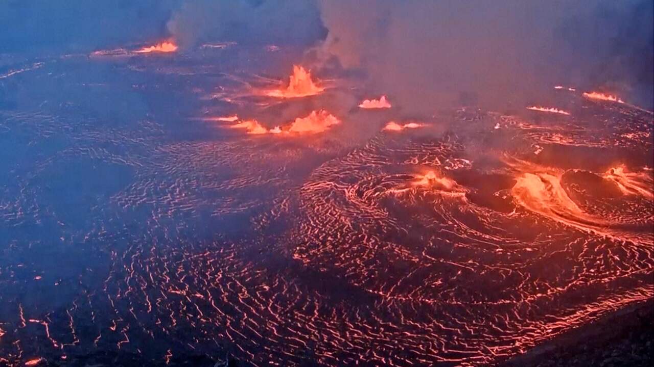 Вулкан Килауэа спокойный