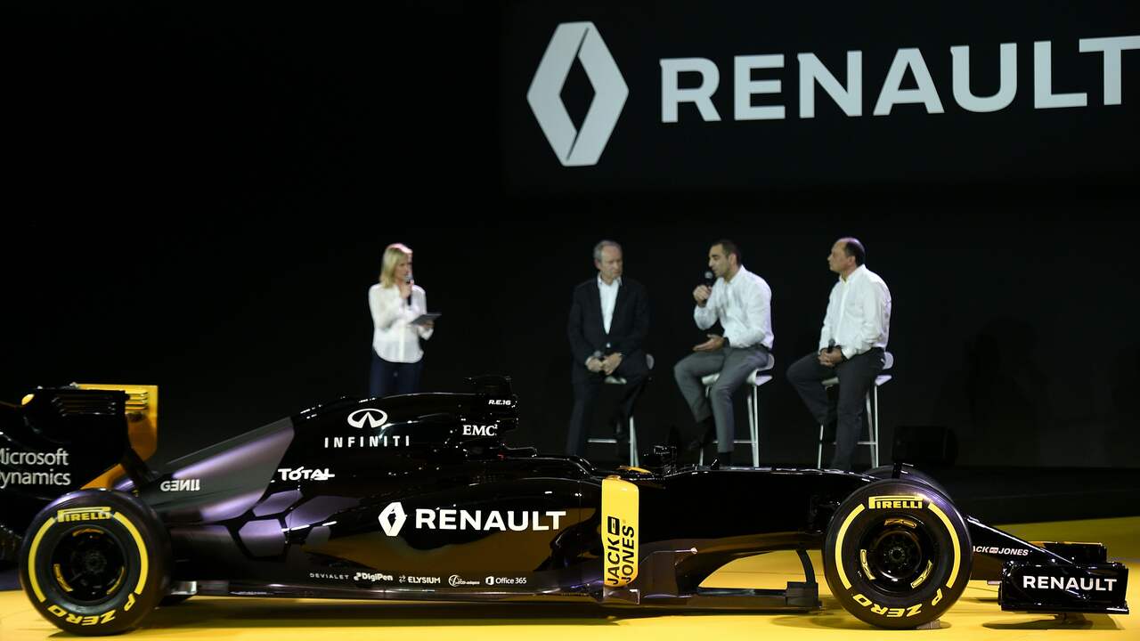Renault presenteert nieuwe Formule 1-wagen
