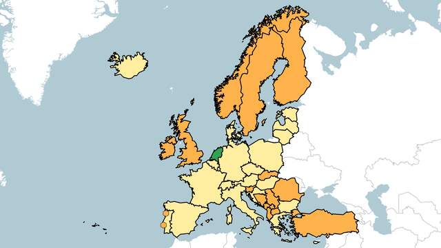 Reisadviezen Porto en Lissabon weer oranje