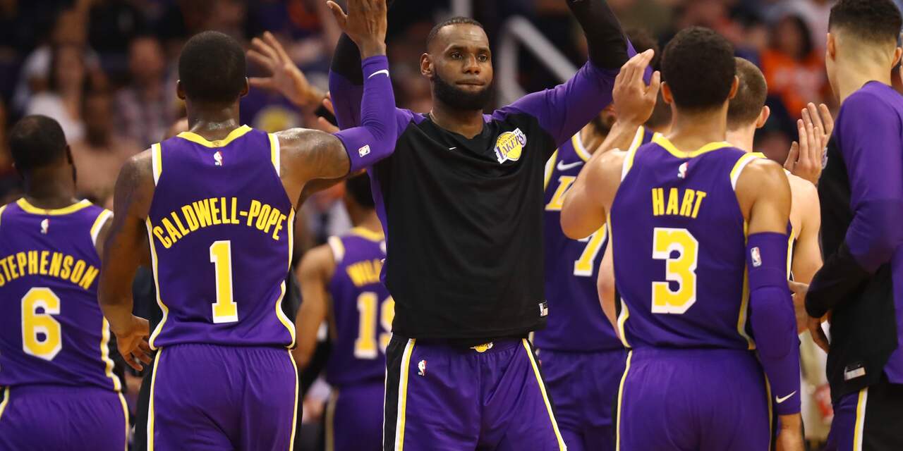 LeBron James boekt in vierde duel langverwachte zege met Lakers
