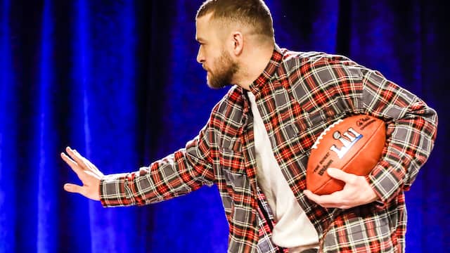 Justin Timberlake verzorgt de 'halftime show'