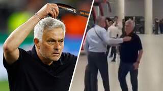 Boze Mourinho scheldt huid van scheidsrechter vol na verloren finale