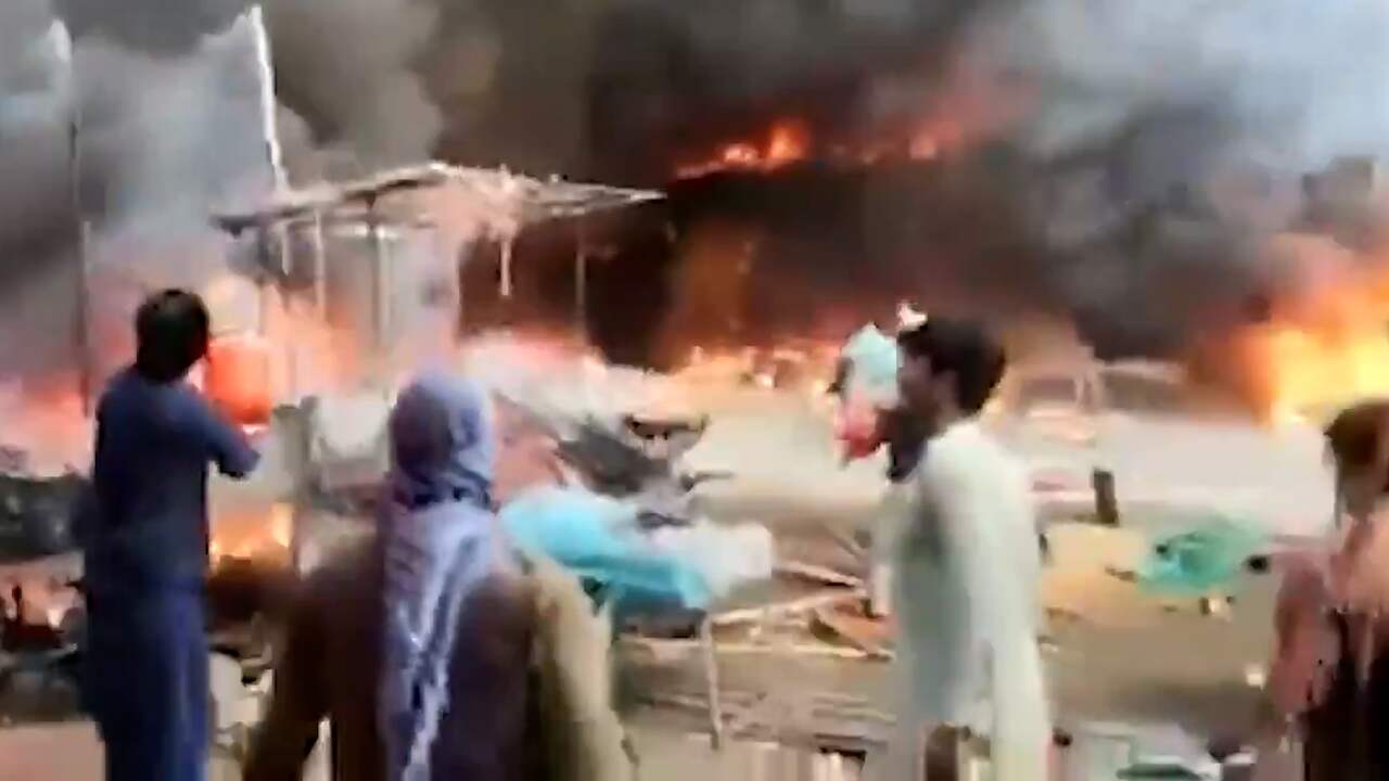 Beeld uit video: Chaos in Afghaanse stad Kunduz na verovering door Taliban
