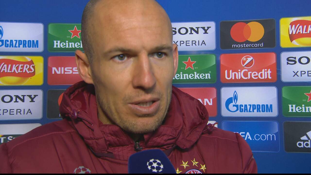 Robben: 'Wil nog niet over finale praten'