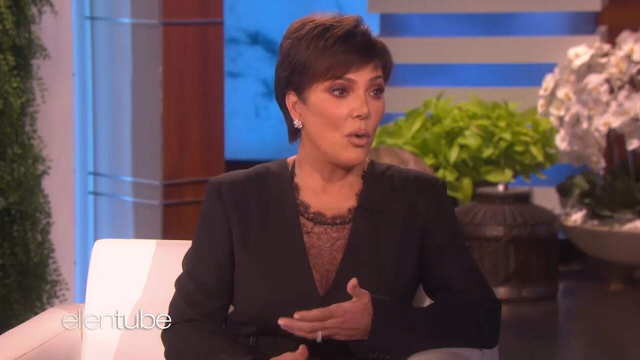 Beeld uit video: Kris Jenner vindt dat schoonzoon Kanye West zijn mening te veel deelt