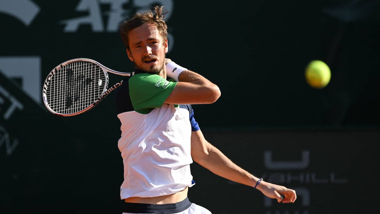 Daniil Medvedev has only played one game on clay this year.